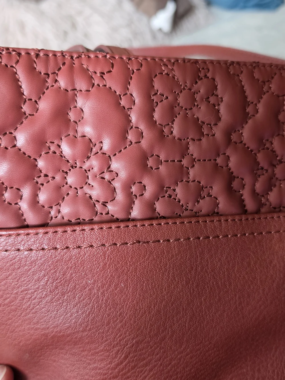LC Lauren Conrad Floral Detail / Mini Tulip Tote